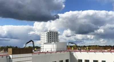 Sedumtak på Psykiatrisjukhuset i Kalmar 2020