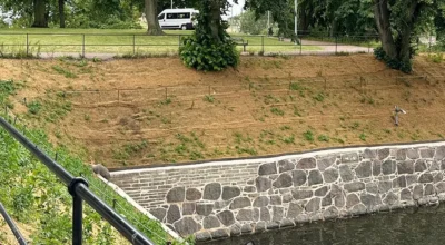 Kokosnät i slänter