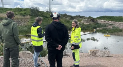 Sivik ÅVC, lakvattenhantering vid ny lakvattenanläggningen