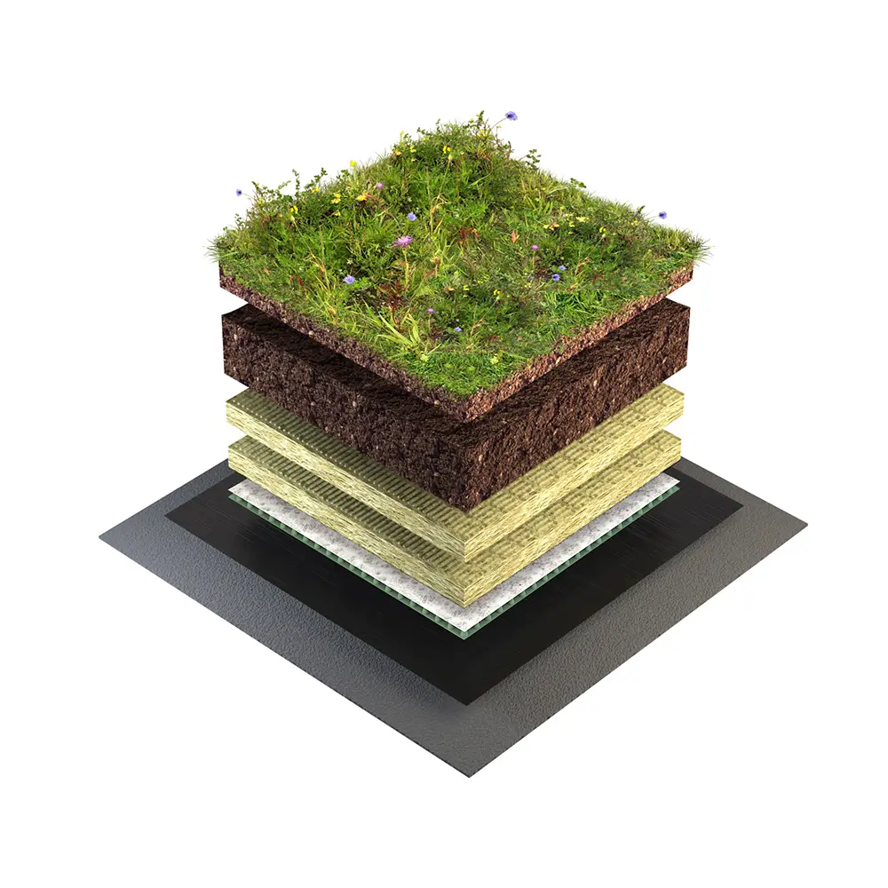 VegTech Opbygning Eng på tag. Lad engen flytte op på taget!