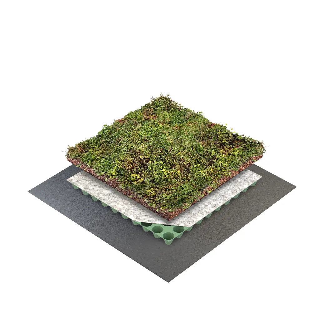 VegTech Opbygning Sedumtag