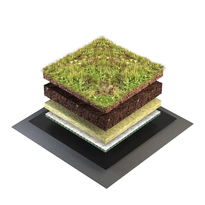 VegTech Opbygning Tørengstag. Lad engen flytte op på taget!