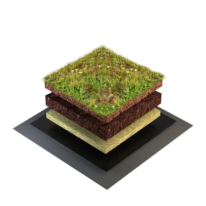 VegTech Opbygning Tørengstag. Lad engen flytte op på taget!