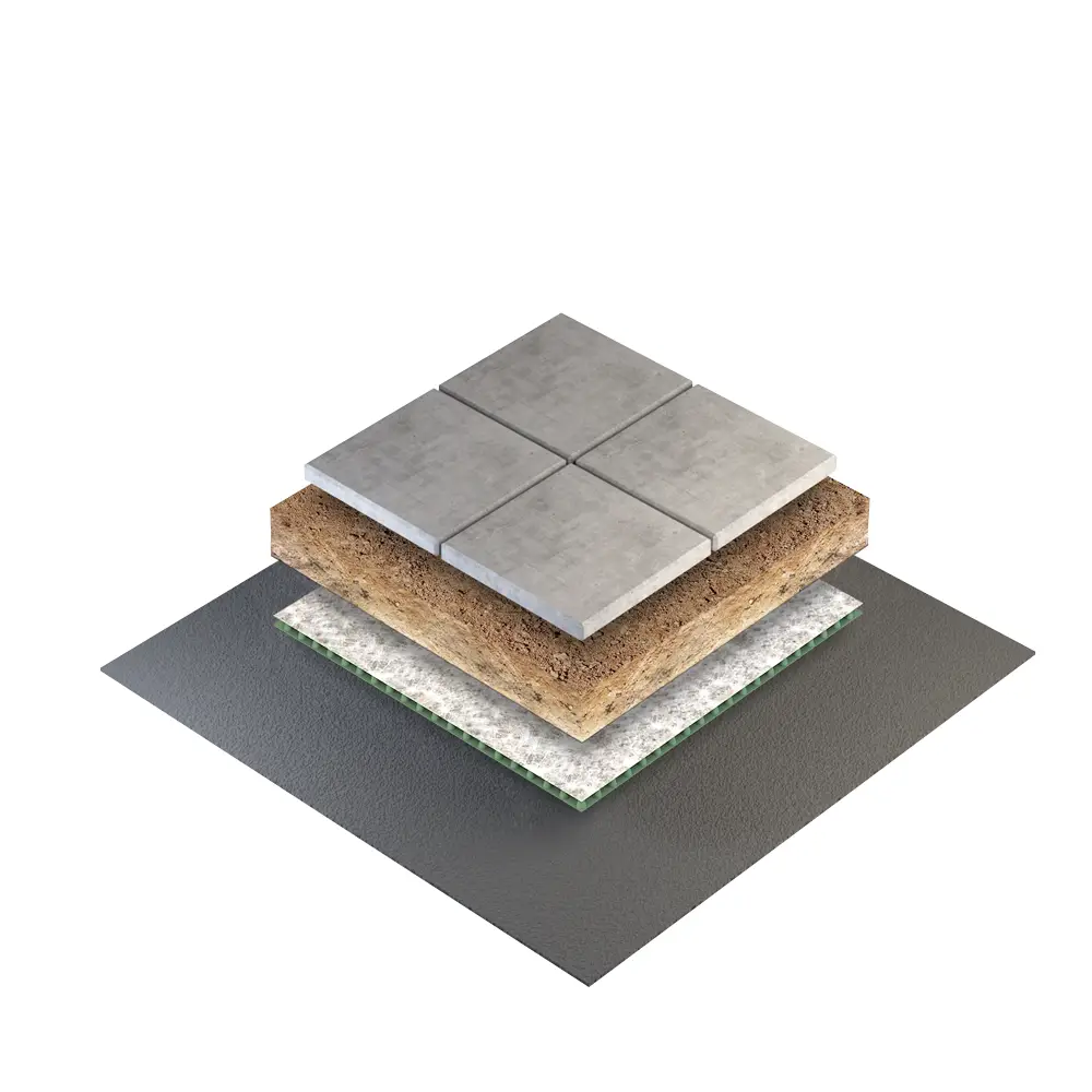 VegTech Opbygning hårde overflader på taghaver